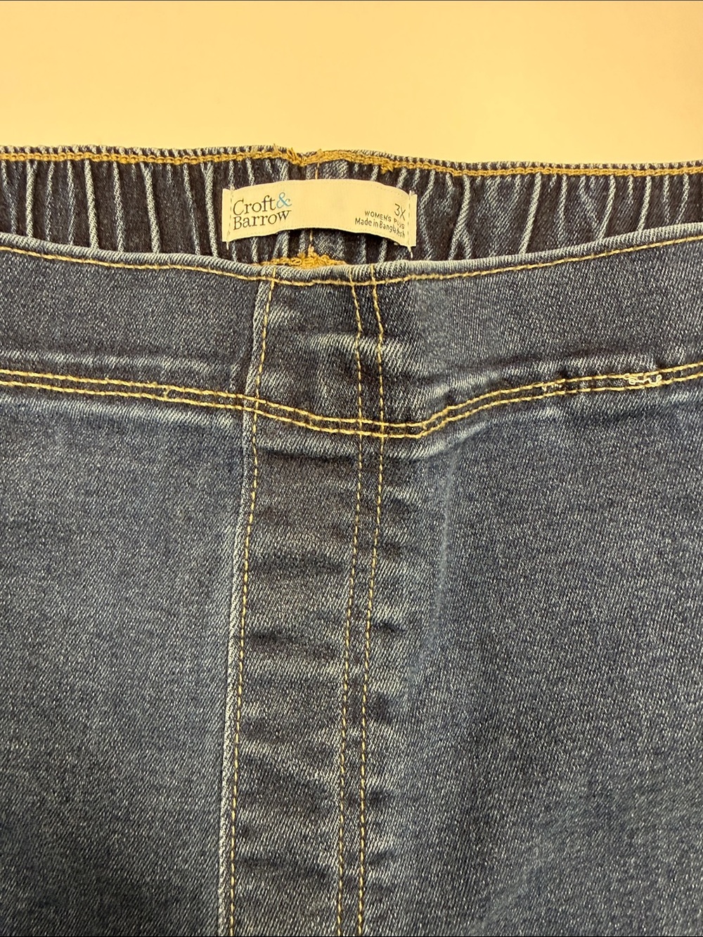 Croft & Barrow jeans with back elastic waist